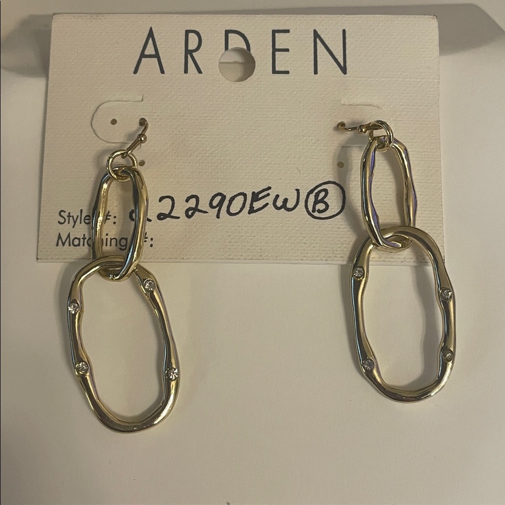 Arden Gold Double Hoop Earrings